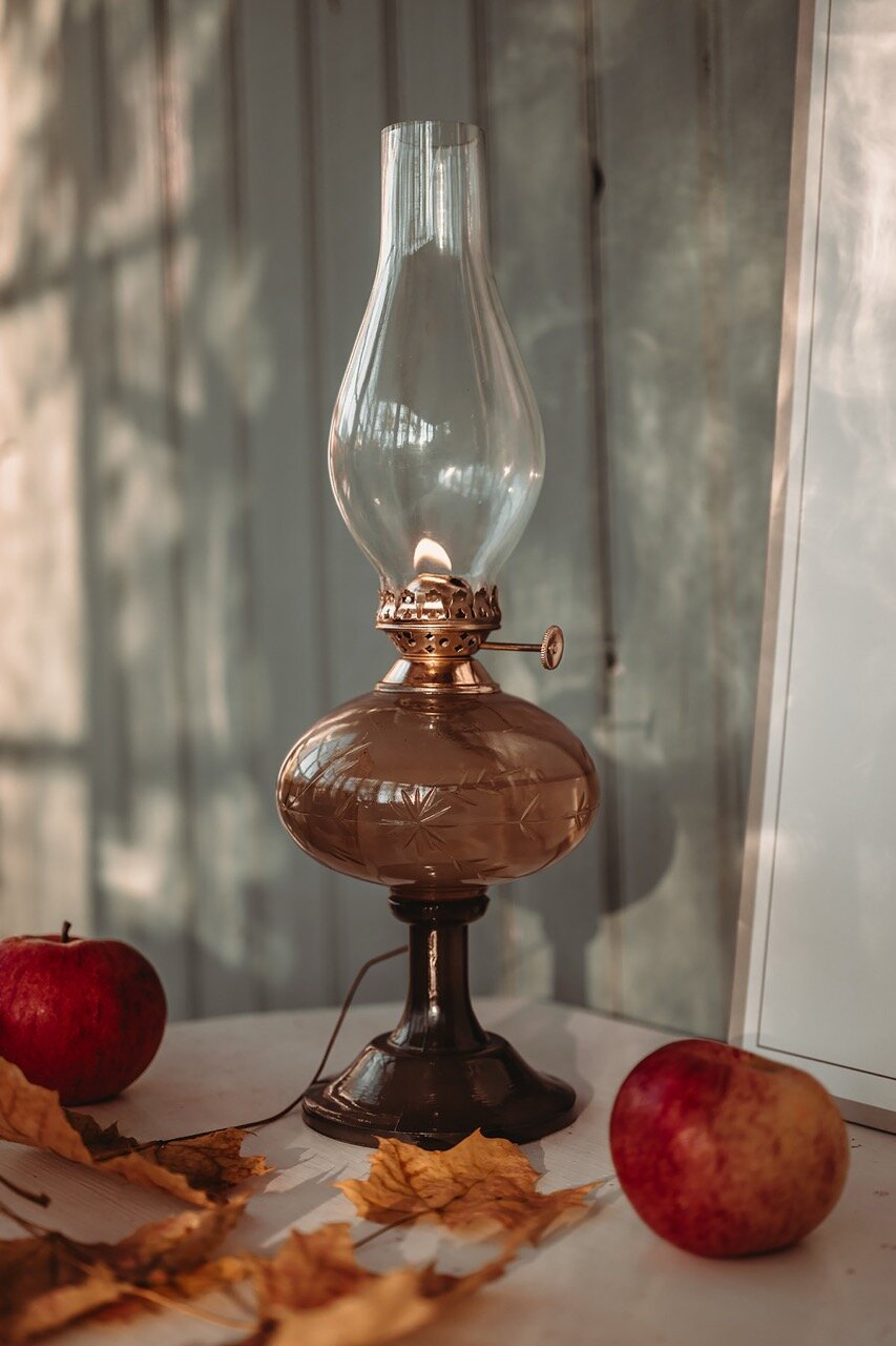 Kerosene Lamp Esmeralda - Ash Pink/Brown