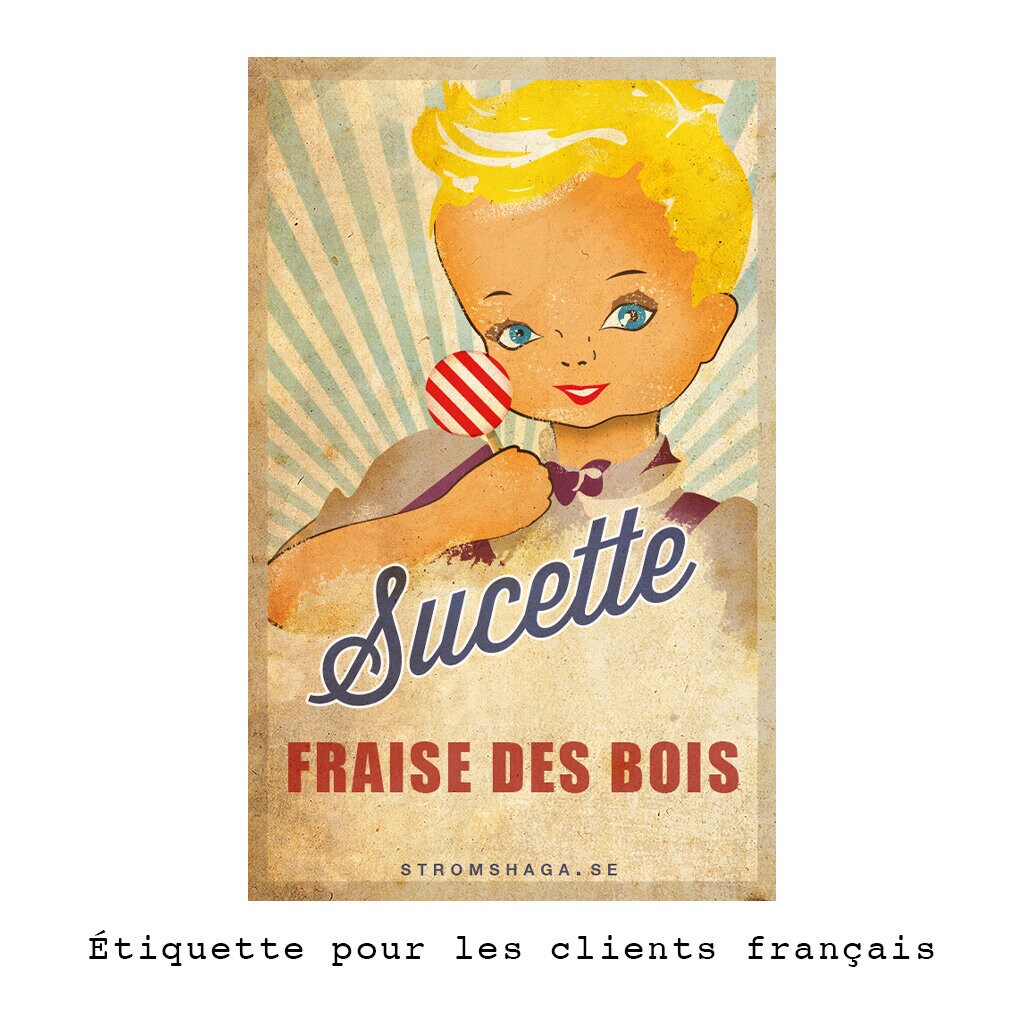 Lollipop Fraise des bois