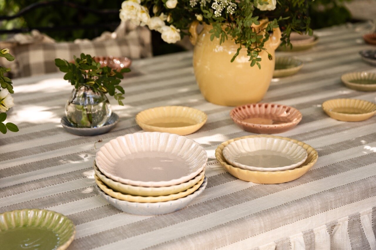 Saucer Anna 16 cm Cream White