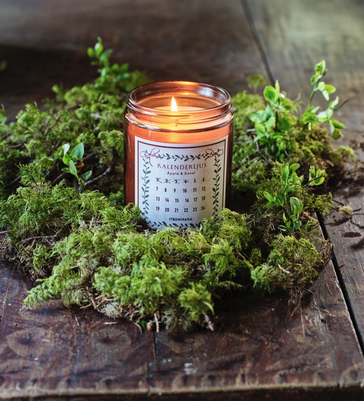 Calendar Candle Apple & Cinnamon