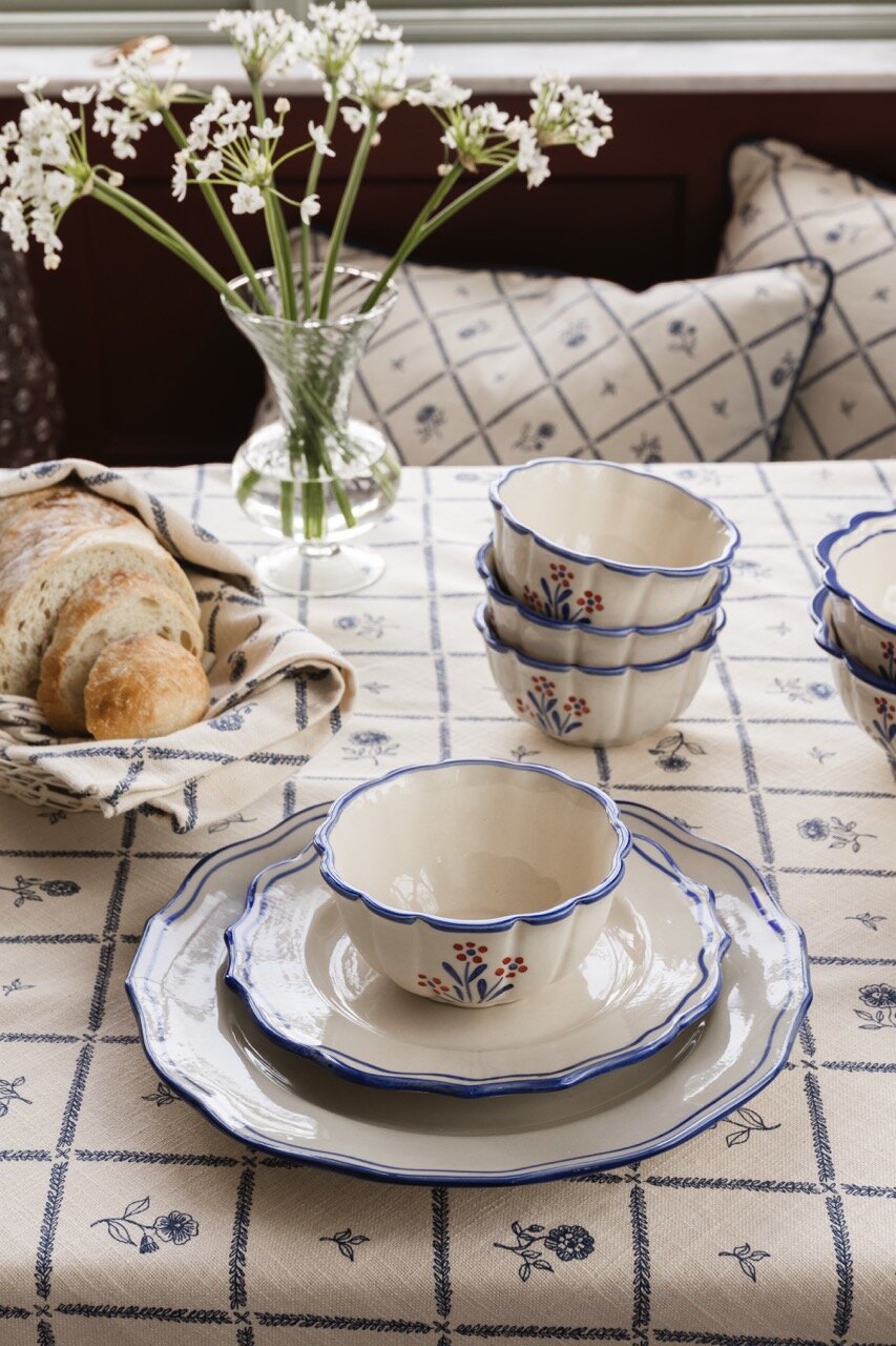 Bowl Esther Wildflower Blue Small