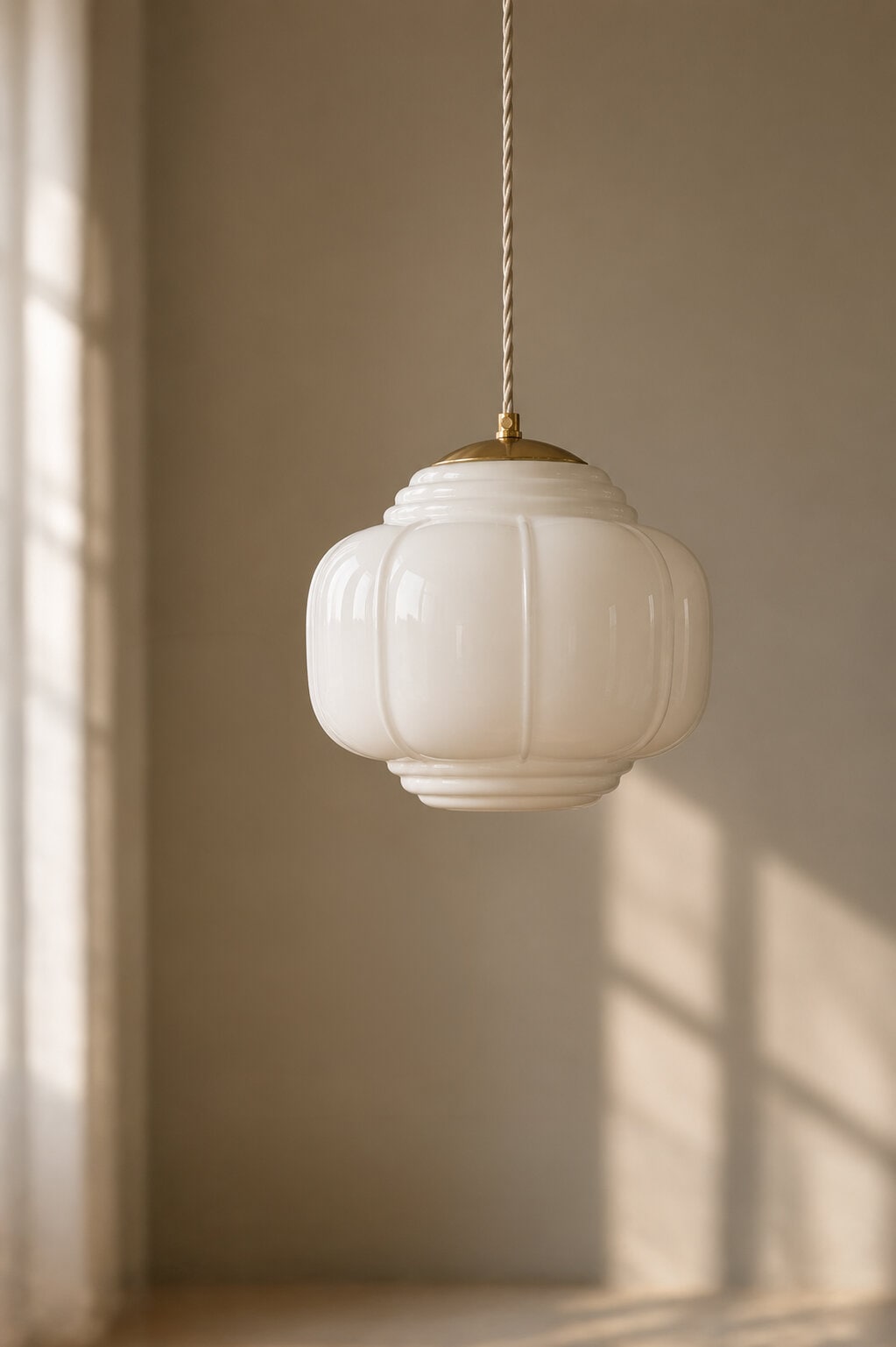 Pendant Lamp Vincent Opal - White